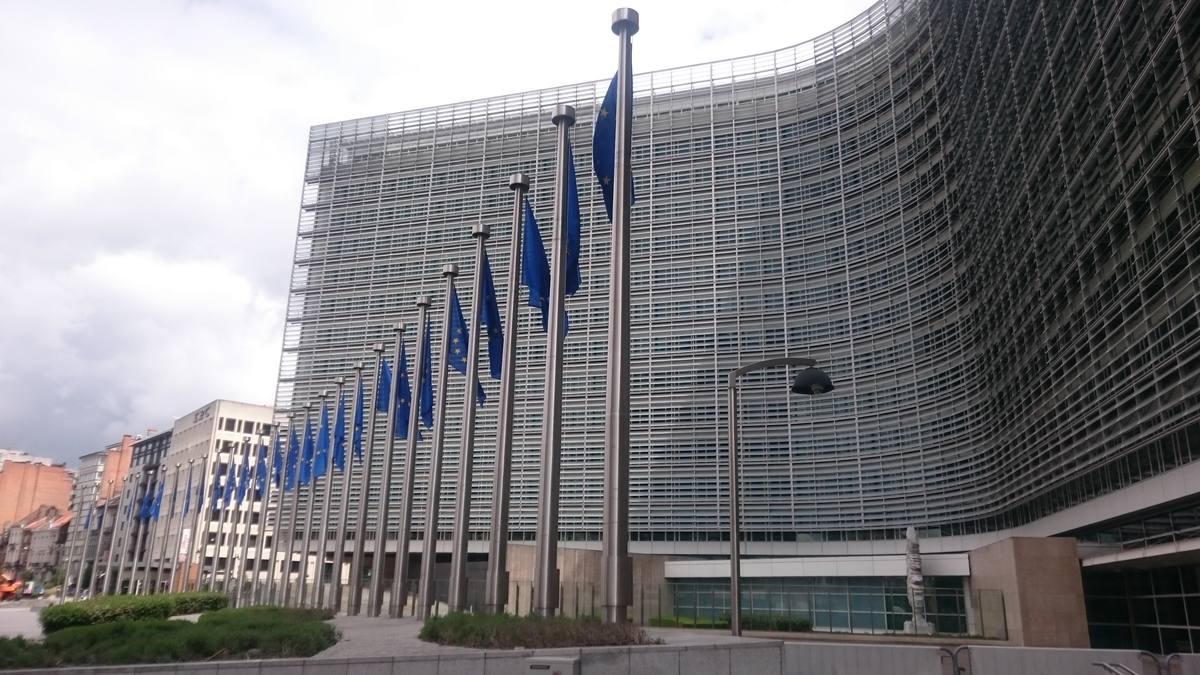 Budova Berlaymont v Bruselu, sídlo Evropské komise